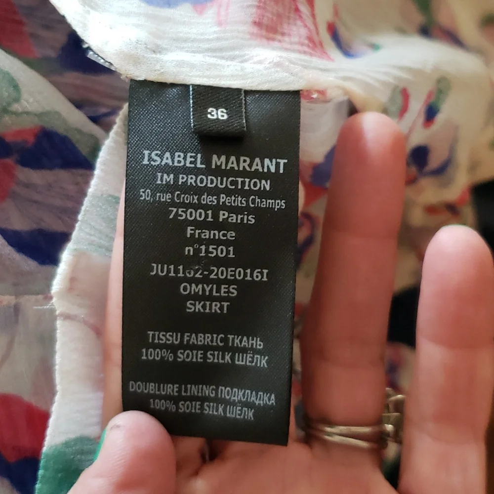 Isabel Marant Silk Etoile Orka Top/Skirt Set .Skirt 36/4 Top 38/6 (Note Size) - Picture 10 of 15